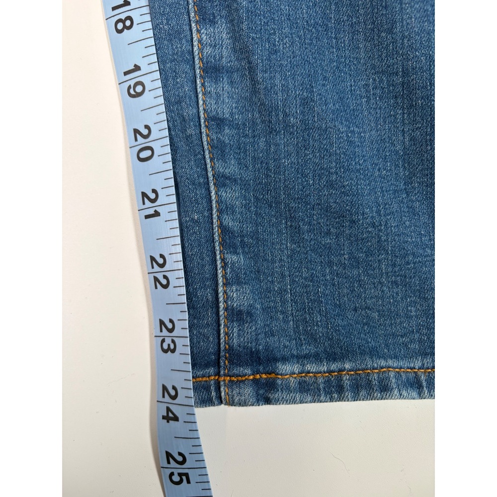 Talbots Straight Leg Crop Jeans Womens 12 Blue Denim Minimalist Old Money New - Picture 3 of 7